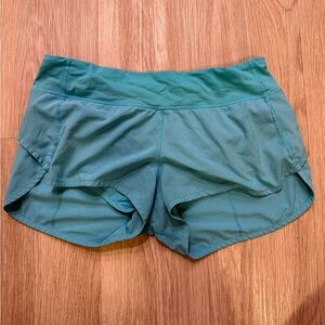 lululemon athletica Teal Performance Running Shorts